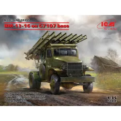 ICM 35595 Wyrzutnia rakiet BM-13-16 na podwoziu G7107 - 1:35
