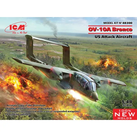 ICM 48300 OV-10A Bronco, US Attack Aircraft - 1:48