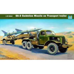 TRUMPETER 00204 Wyrzutnia rakiet SA-2 z ciągnikiem ZIL-157 - 1:35