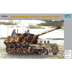 TRUMPETER 00354 Samobieżne działo przeciwpancerne 39(H) 75mm Pak40/3 Marder - 1:35