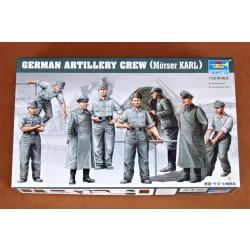 TRUMPETER 00409 Figurki - Nemieccy artylerzyści, załoga Morser Karl-Gerät - 1:35