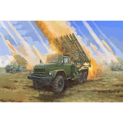 TRUMPETER 01062 Radziecka wyrzutnia rakiet (2B7R) BM-13NMM - 1:35