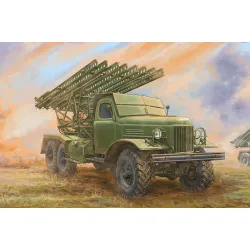 TRUMPETER 01075 Wyrzutnia rakiet BM-14 NM Katiusza (polskie malowanie) - 1:35