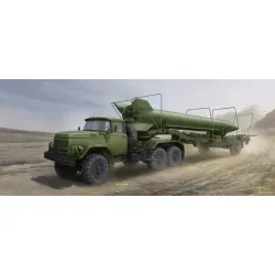 TRUMPETER 01081 ZIL-131Vtow 2T3M1 Trailer w/8K14 missile - 1:35
