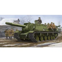 TRUMPETER 01571 Ciężkie działo samobieżne SU-152 - 1:35
