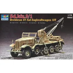 TRUMPETER 07251 Dźwig 6t na podwoziu Sd.kfz.9/1 - 1:72