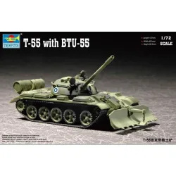 TRUMPETER 07284 T-55 with BTU-55 - 1:72