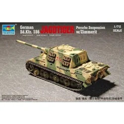 TRUMPETER 07294 Niszczyciel czołgów Sd.Kfz 186 Jgdtiger (Porsche) Zimmerit - 1:72