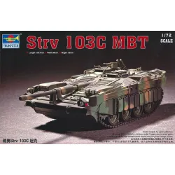 TRUMPETER 07298 Stridsvagn 103c (STRV 103C) - 1:72