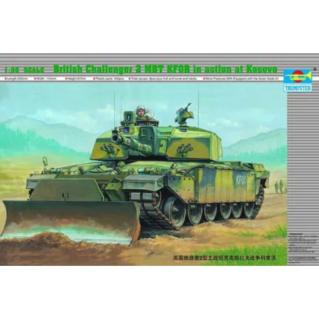 TRUMPETER 00345 Czołg Challenger II MBT KFOR Kosovo - 1:35