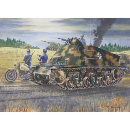 TRUMPETER 00355 Hotchkiss 38(f) German Observation Befehlspanzer - 1:35