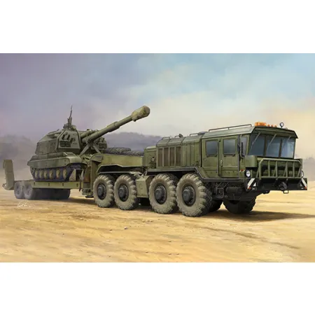 TRUMPETER 01039 Rosyjski transporter KZKT-7428 z przyczepą KZKT-9101 - 1:35