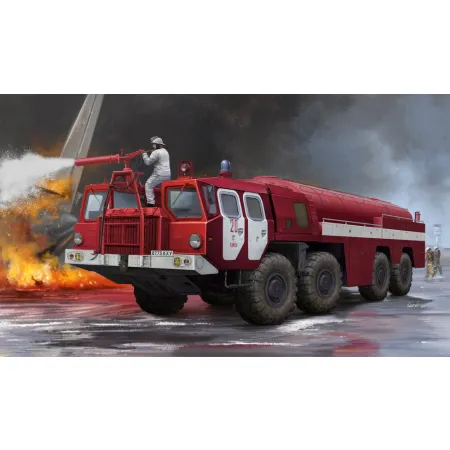 TRUMPETER 01074 Wóz strażacki AA-60 MAZ-7310 160.01 ARFF - 1:35