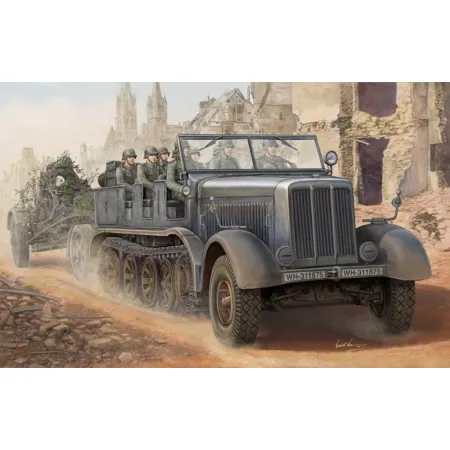 TRUMPETER 01583 Niemiecki pojazd półgąsienicowy Sd.Kfz.8 - 1:35