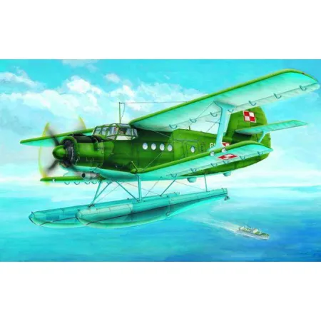 TRUMPETER 01606 AN-2M Colt na pływakach (polskie malowanie)  - 1:72