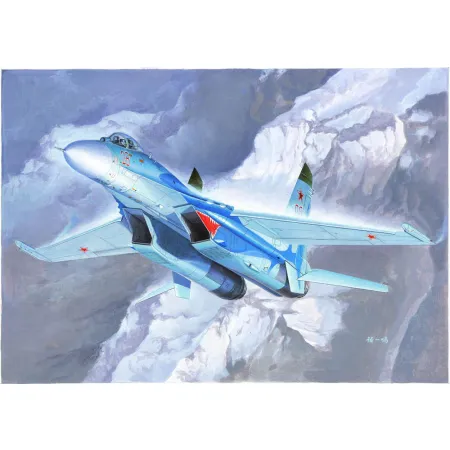 TRUMPETER 01660 Russian Su-27 Flanker B Fighter - 1:72