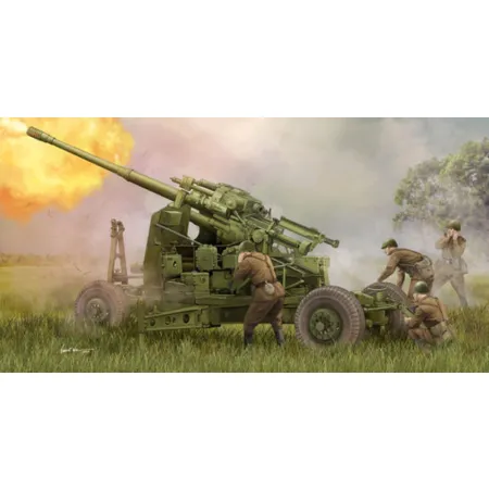 TRUMPETER 02349 Soviet 100mm Air Defence Gun KS-19M2 - 1:35