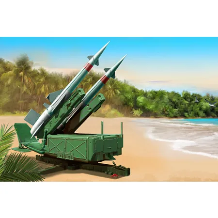 TRUMPETER 02353 Wyrzutnia rakiet 5P71 z rakietą 5V27 Pechora (SA-3B Goa) - 1:35