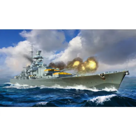 TRUMPETER 06736 Pancernik Gneisenau - 1:700