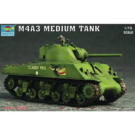 TRUMPETER 07224 M4A3 Tank - 1:72