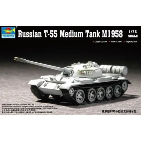 TRUMPETER 07282 Czołg T-55 M.1958 - 1:72