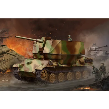 TRUMPETER 09531 Flakpanther w/8,8cm Flak 36/37 - 1:35