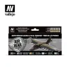VALLEJO 71603 Zestaw Air War 8 farb - Soviet / Russian colors Su-25/39 Frogfoot from 80's to present