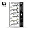 VALLEJO 71603 Zestaw Air War 8 farb - Soviet / Russian colors Su-25/39 Frogfoot from 80's to present