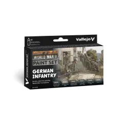 VALLEJO 70206 Zestaw World War II 6 farb - German Infantry
