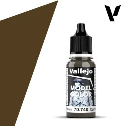 VALLEJO 70740 Model Color 117 - Cam. Middle Brown - 18 ml