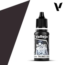 VALLEJO 70863 Model Color 198 - Gunmetal - 18 ml