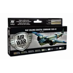 VALLEJO 71148 Zestaw Air War 8 farb - Coastal Command 1939-45
