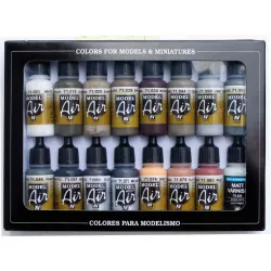 VALLEJO 71194 Model Air Zestaw 16 farb - Weathering Set
