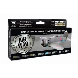 VALLEJO 71196 Zestaw Air War 8 farb - Pre-War To 1941 - Great Patriotic War