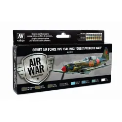 VALLEJO 71197 Zestaw Air War 8 farb - 1941 To 1943 - Great Patriotic War