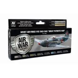 VALLEJO 71198 Zestaw Air War 8 farb - 1943  To 1945 - Great Patriotic War