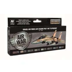 VALLEJO 71203 Zestaw Air War 8 farb - Israeli Air Force (IAF) Colors Post 1967 To Present (8)
