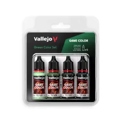 VALLEJO 72384 Game Color Zestaw 4 farb - Green Color