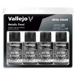 VALLEJO 77601 Zestaw Metal Color 4 farby - Metallic Panel