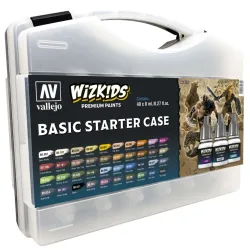 VALLEJO 80260 Wizkids Walizka Basic Starter 40 kolorów + pedzel