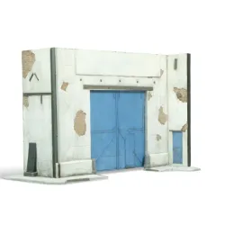 VALLEJO SC107 Vallejo Scenics Factory Facade 31x16x20 cm 1:35