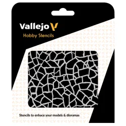 VALLEJO ST-CAM003 Szablon Giraffe Camo WWII, 1:32
