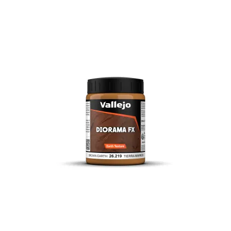 VALLEJO 26219 Earth Textures 200 ml Brown Earth