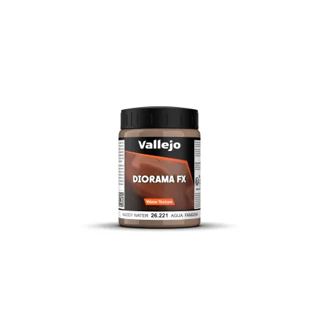 VALLEJO 26221 Diorama FX Water Text. Muddy Water - 200 ml