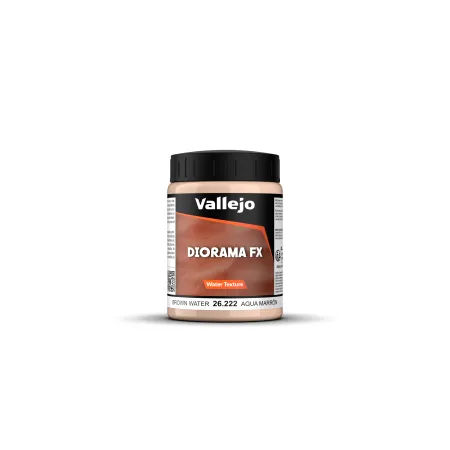 VALLEJO 26222 Diorama FX Water Text. Brown Water - 200 ml