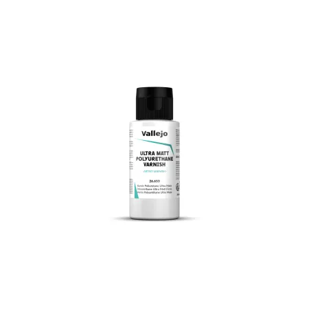 VALLEJO 26653 Polyurethane Ultra Matt Varnish 60 ml