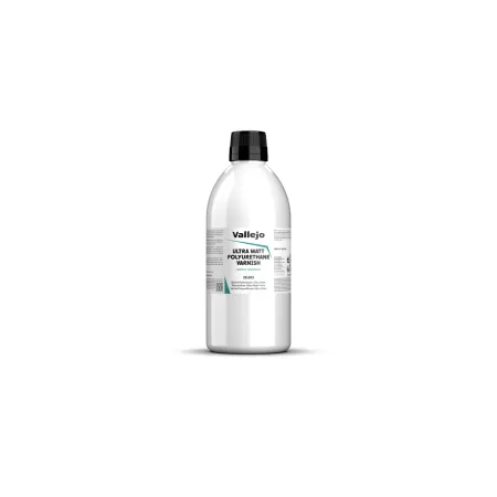 VALLEJO 28653 Polyurethane Ultra Matt Varnish 500 ml