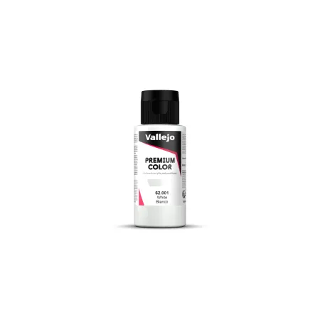 VALLEJO 62001 Premium Color 001-60 ml White