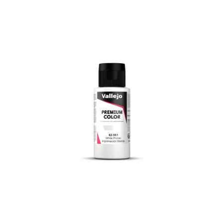 VALLEJO 62061 Premium Color 061-60 ml White Primer