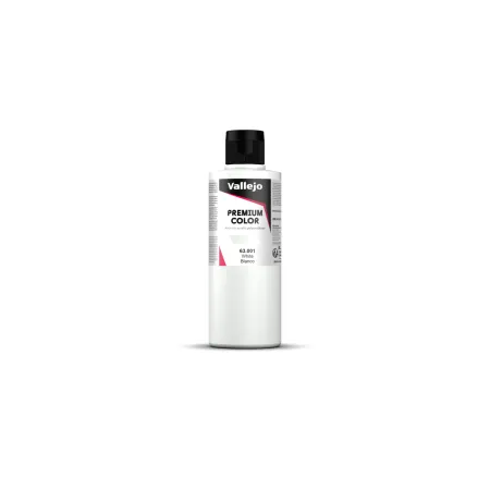 VALLEJO 63001 Premium Color 001-200 ml White